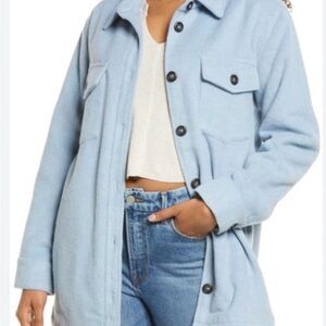 Thread and Supply/ light Blue/ Shacket / size L